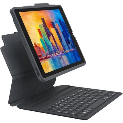 ZAGG Pro Keys iPad 11 (2025) QWERTY Bluetooth Keyboard Wallet case + Stylus Holder - Black