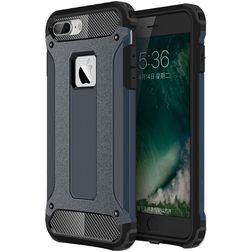 Mobigear Outdoor iPhone 8 Plus Kova Suojakuori Iskunkestävä - Tummansininen
