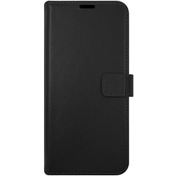 Valenta Gel Skin Samsung Galaxy A34 Piel auténtica Funda tipo libro Cartera - Negro