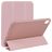 Mobigear Tri-Fold Gel iPad Mini 6 (2021) TPU / Cuero sintético Funda tipo libro - Oro rosa