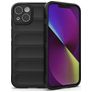 Mobigear Bumpy iPhone 14 Flexibilní TPU Zadní kryt - Černá