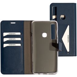 Mobiparts Classic Wallet Samsung Galaxy A9 (2018) Plånboksfodral med sedelfack - Blå
