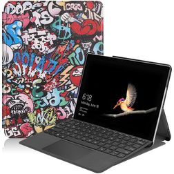 Mobigear Design Microsoft Surface Go 2 Funda tipo libro - Graffiti