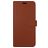 Valenta Gel Skin iPhone 14 Pro Max Genuine Leather Wallet case - Brown