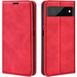 Mobigear Retro Slim Google Pixel 7 Wallet case - Red