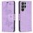 Mobigear Butterfly Samsung Galaxy S24 Ultra Wallet case - Purple