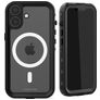 Mobilize Waterproof iPhone 17 Resistente à água MagSafe Plástico rígido Capa traseira - Preto