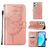 Mobigear Butterfly Realme 9 Pro Cover a libro portafoglio - Oro rosa