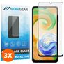 Mobigear Premium Samsung Galaxy A04s Cristal templado Protector de pantalla - Compatible con fundas - Negro (pack de 3)