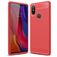 Mobigear Brushed Slim Xiaomi Mi 8 SE TPU flexível Capa traseira - Vermelho
