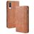 Mobigear Sensation Samsung Galaxy A70 Funda tipo libro Cartera - Coñac