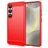 Mobigear Brushed Slim Samsung Galaxy S25 TPU flessibile Back cover - Rosso