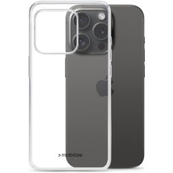 Mobilize Gelly Transparente iPhone 15 Pro TPU flexível Capa traseira - Transparente