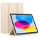Mobigear Tri-Fold Gel iPad 11 (2025) TPU / Leatherette Wallet case - Gold