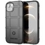 Mobigear Rugged Shield iPhone 13 Fleksibel TPU Bagsidecover Stødsikkert - Sort