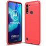 Mobigear Brushed Slim Motorola Moto G8 Power Lite Fleksibel TPU Bagsidecover - Rød