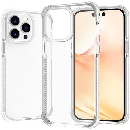 Mobigear Full Bumper iPhone 14 Pro Max Plástico rígido Capa traseira Antichoque - Branco