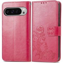 Mobigear Clover Google Pixel 9 Pro XL Capa livro Carteira - Vermelho