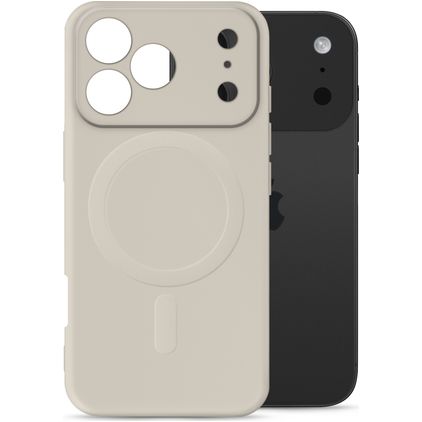 My Style Protective Flex iPhone 17 Pro Max MagSafe Flexibel TPU Skal - Antique White