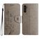 Mobigear Flowers Samsung Galaxy A36 Cover a libro portafoglio - Grigio