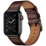 Mobigear Firenze Läder Apple Watch Armband Spänne - 42/41/40/38 mm - Brun