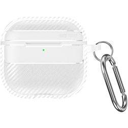 Mobigear Carbon Fiber Funda rígida Slim para Apple AirPods 4 - Transparente