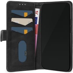 Mobilize Premium Gelly Wallet iPhone 12 Pro Knížkové pouzdro Peněženka - Černá
