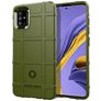 Mobigear Rugged Shield Samsung Galaxy A51 Elastyczne TPU Etui plecki Wstrząsoodporne - Zielony