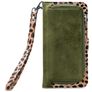 Mobilize Magnet Zipper iPhone 13 Pro Max Case Detachable 2-in-1 Wallet Case Wallet - Olive Leopard