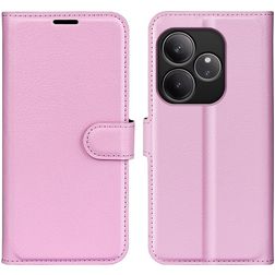 Mobigear Classic Realme GT 6 Etui z klapką typu portfel - Różowy