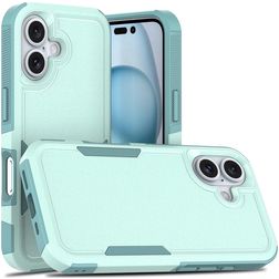 Mobigear Heavy Armor iPhone 16 Hardcase Etui plecki Wstrząsoodporne - Zielony