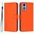 Mobigear Urban Wallet Motorola Moto E14 Funda tipo libro Cartera - Naranja