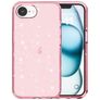 Mobigear Crystal Glitter iPhone 16e Plástico rígido Capa traseira - Rosa
