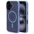 Mobiparts Hardcover iPhone 16 MagSafe Hardcase Back cover - Satin Light Blue