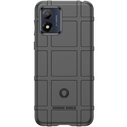Mobigear Rugged Shield Motorola Moto E13 TPU flexible Carcasa Antigolpes - Negro