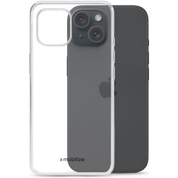 Mobilize Gelly Transparent iPhone 15 Flexibel TPU Skal - Transparent