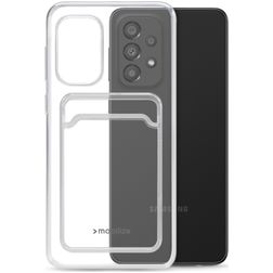 Mobilize Gelly Card Transparente Samsung Galaxy A13 4G TPU flexível Capa traseira com porta-cartões - Transparente