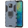 Mobigear Armor Ring Huawei Mate 20 Pro Hard Case Back cover Shockproof with Ring Holder - Navy Blue