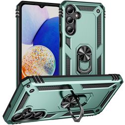 Mobigear Armor ring Samsung Galaxy A16 Hårdt Bagsidecover Stødsikkert med ringholder - Grøn