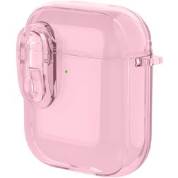 Mobigear Crystal Clip Capa rígida para Apple AirPods 1 - Rosa