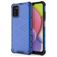 Mobigear Honeycomb Samsung Galaxy A03s Plástico rígido Capa traseira Antichoque - Azul