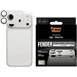 PanzerGlass FENDER iPhone 17 Pro Aluminium Camera Protector - Case Friendly - Silver
