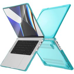 Mobigear Shockproof MacBook Pro 14 Inch (2021-2026) Hardshell MacBook Case - Blue - Model A2442 / A2779 / A2918 / A2992 / A3401 / A3112 / A3434 / A3427 / A3426