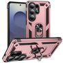 Mobigear Armor ring Samsung Galaxy S26 Ultra Plástico rígido Capa traseira Antichoque com anel - Rosa dourado