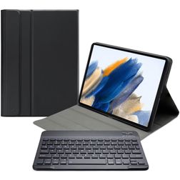 Mobilize Detachable Bluetooth Keyboard Samsung Galaxy Tab A8 10.5 (2021) QWERTY Keyboard Wallet case - Black