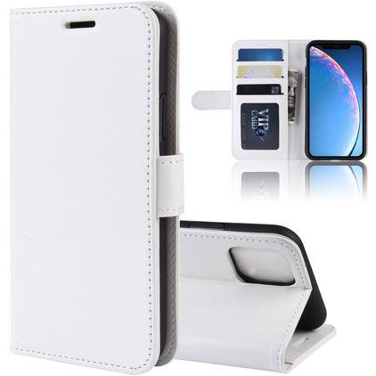 Mobigear Wallet iPhone 11 Pungetui med Seddelrum - Hvid