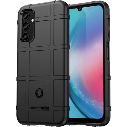 Mobigear Rugged Shield Samsung Galaxy S23 FE Joustava TPU Suojakuori Iskunkestävä - Musta
