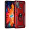 Mobigear Armor Ring Motorola Moto G50 Hard Case Back cover Shockproof with Ring Holder - Red