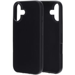 Mobiparts Classic iPhone 16 Fleksibel TPU Bagsidecover - Sort