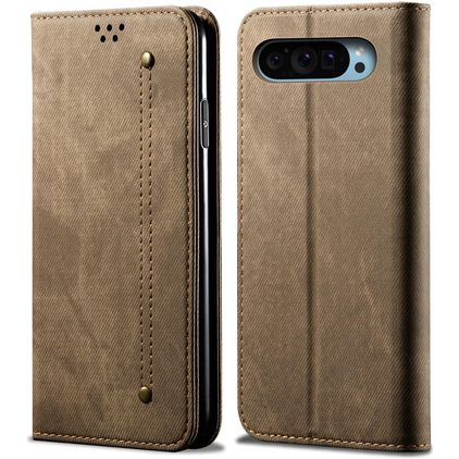 Mobigear Ranch Google Pixel 9 Pungetui med Seddelrum - Khaki